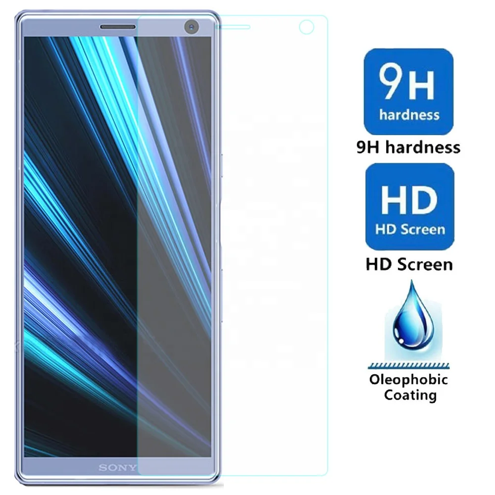 Закаленное стекло 9H 2.5D Защитная пленка для Sony XA 1 2 ULTRA Z1 Z2 Z3 Z4 Z5 mini SONY X Performance C3 C4 C5 C6