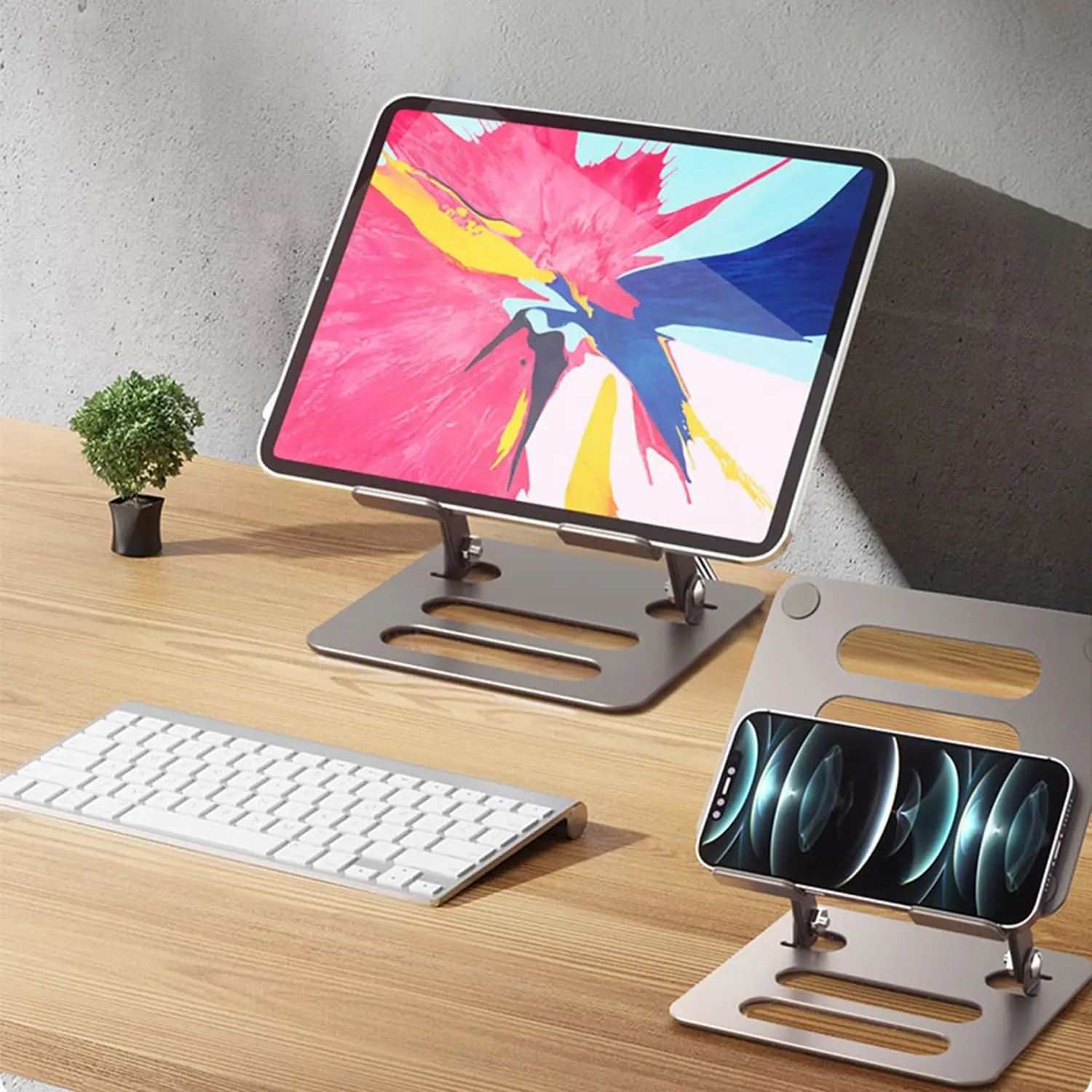 Best Price Top Selling Aluminum Alloy Foldable Tablet Stand Mini Portable Holder for iPad