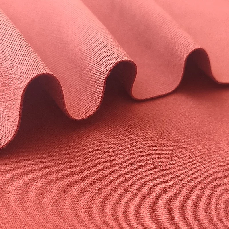 Four Way Stretch Recycle Polyester Spandex Swimwear Interlock Fabric for Swimwear