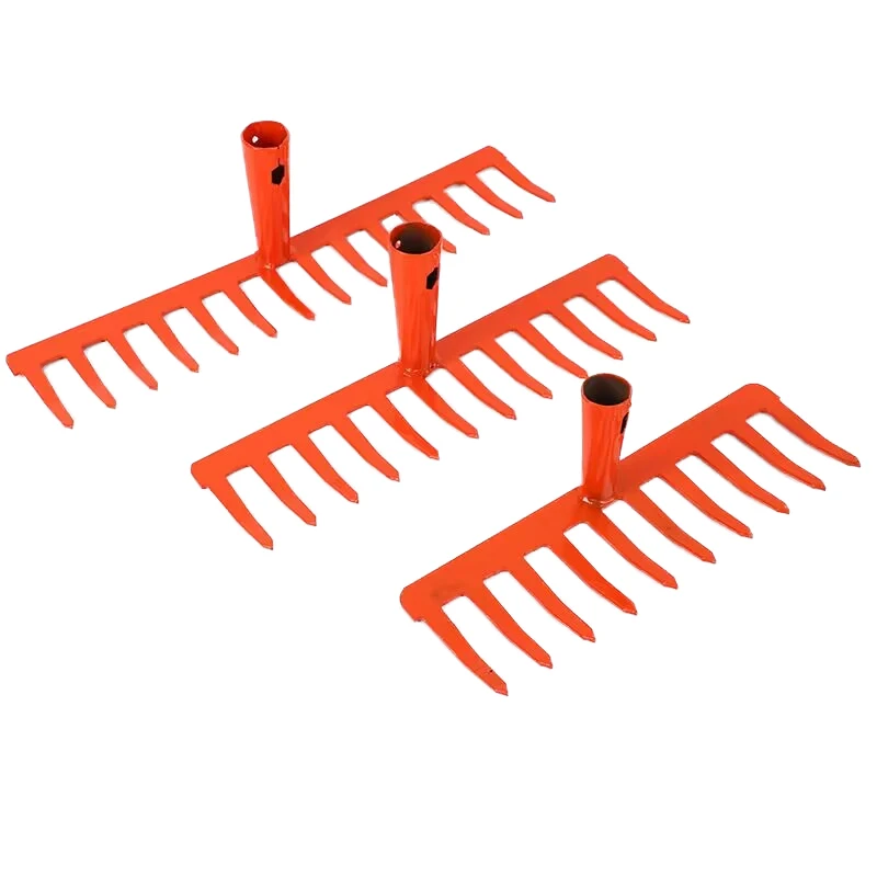 Multiple functions 12 /14/16 Tooth garden lawn leaf steel rake