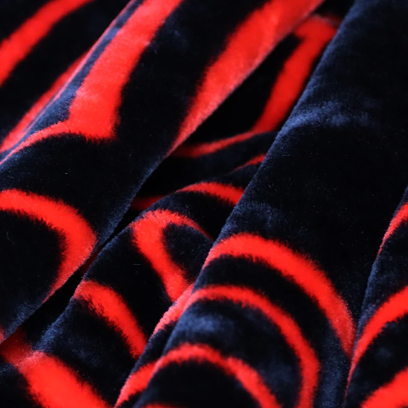 Super Soft Mink Heavy Spain Blanket Plush Soft Warm Printed Raschel Bed Blanket for winter