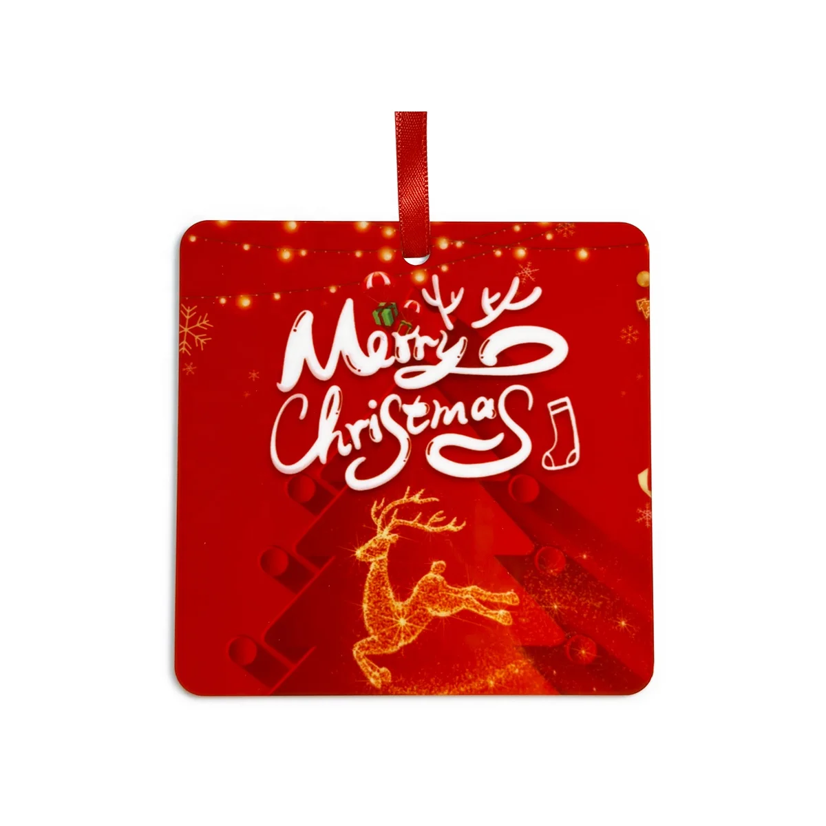 BEAUTYSUB Longstar HD Sublimation aluminum Ornament white heat transfer photo printable metal coating blanks Cut by CNC router