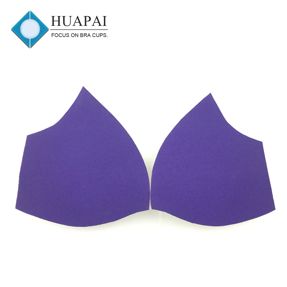 13024 Pass oeko tex foam bra cup export excellent quality cotton thin bra cups for girls clothes top