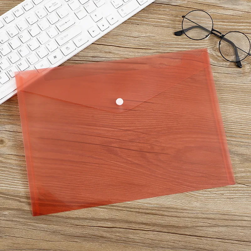 Wholesale Office Document Bag A4 Cartoon Magazine Waterproof Plastic Envelopes File Folder