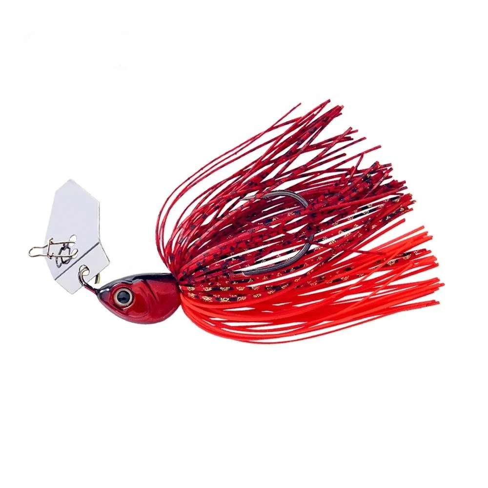 Fishing Chatterbait 16g Jig Hook Spinner Baits Buzz bait  Bass Pike Tiger Muskie Metal Jig Lure