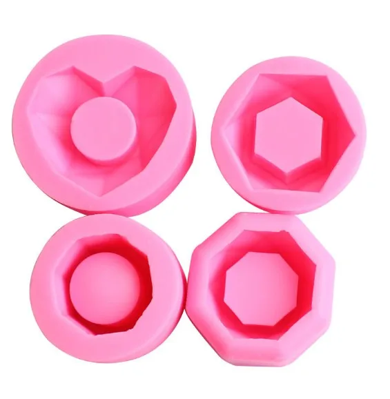 DIY Succulent Plants Concrete Planter Vase Molds Candle Holders Mold Silicone Molds Concrete Pot Flower