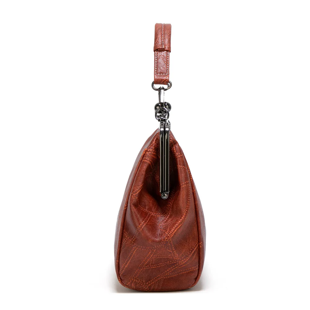 New arrivals vintage wholesale ladys bags hot sale dull polish custom handbag for women