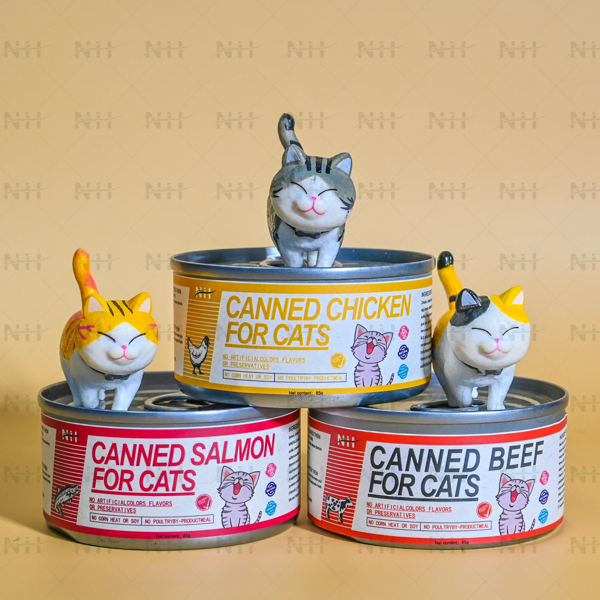 Корм для кошек в подливке. Консервированный корм из настоящего тунца и морского леща всех возрастов.