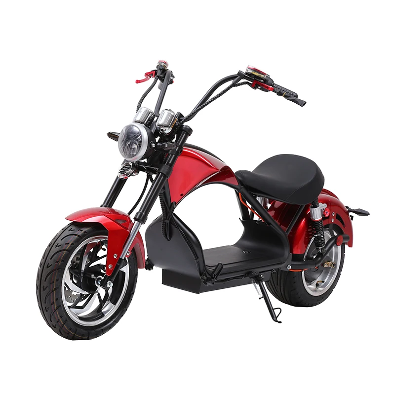 60V Fat Electric 3000Watt Moped 35Ah Dual Battery Full Suspension Electrical Scooters