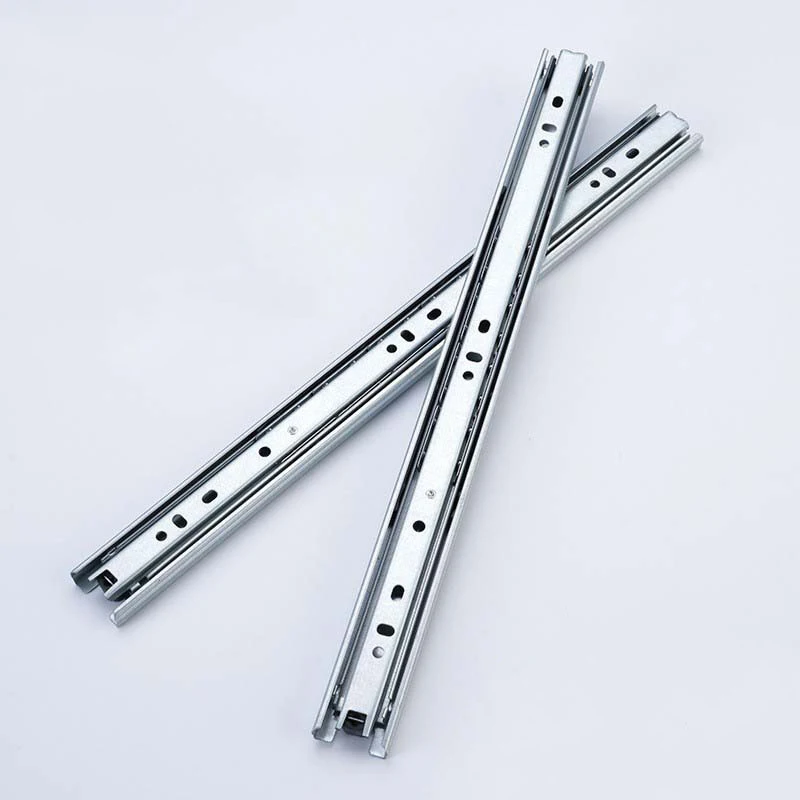 Heavy Duty Cold Rolled Steel 3 Fold Full Extension Ball Bearing Drawer Slides For Cabinet Accessories Drawer Guides