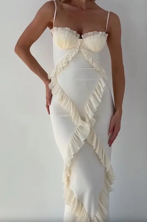 Женское кружевное платье с