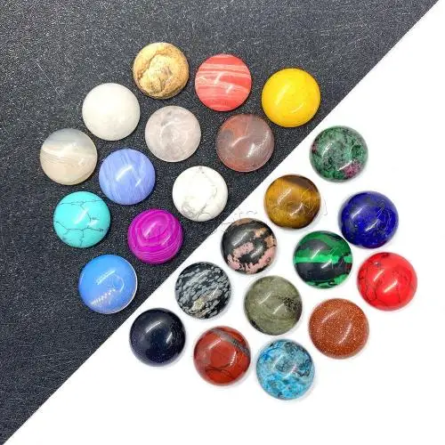 DIY Dome Natural Stone jewelry Cabochons different materials for choice different size for choice more colors for choice 1583289