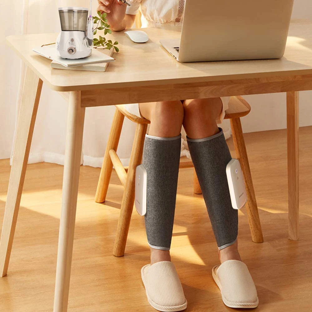 2021 Other Products Portable Folding Cushion Vibrator Device Air Compression Circulation Machine Double Leg Massager