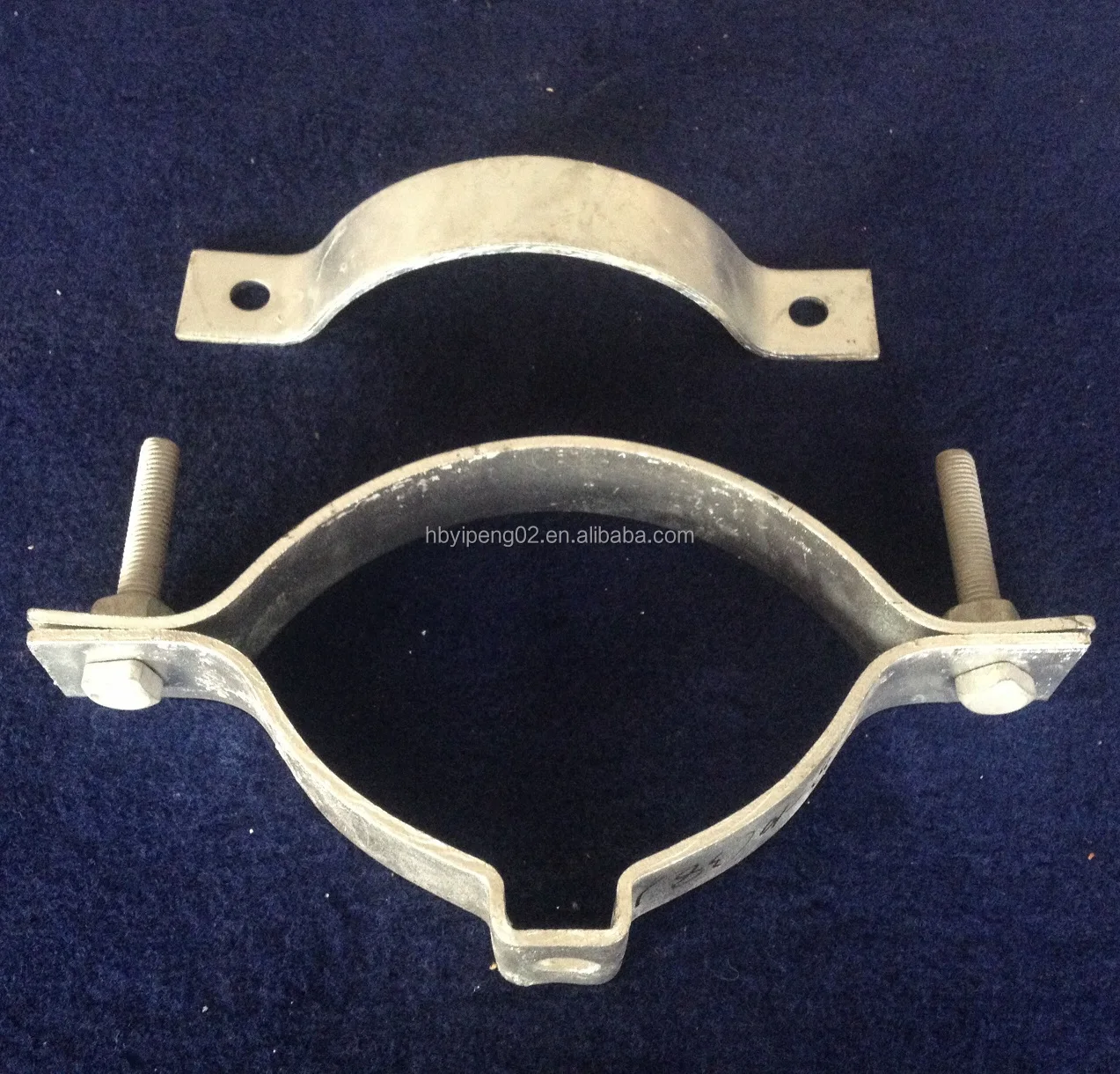 Hot sale Intermediate Pole Clamp CA Type Hot-dip Galvanized Steel Power Accessories Pole Hoop OEM Factory