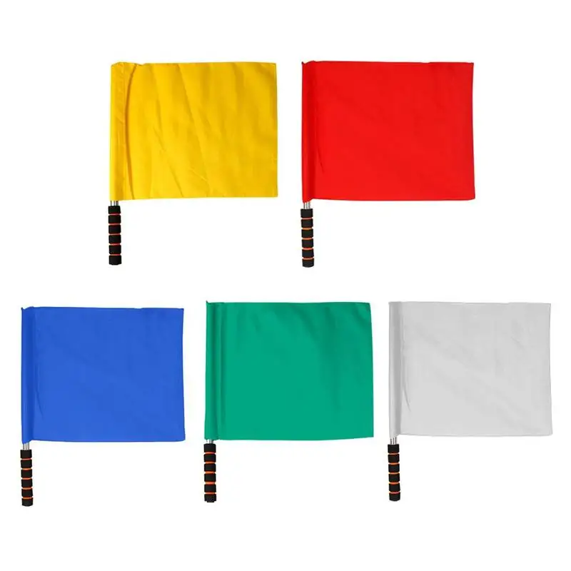 Hot Sales Polyester Play Sports Match Football Soccer Signal Flag