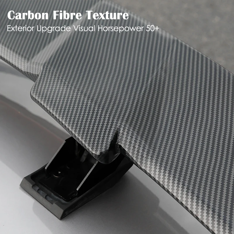 Automatically Universal Rear Trunk Tail Boot Lid Sedan Car Carbon Fiber Car Electric Spoiler Wing