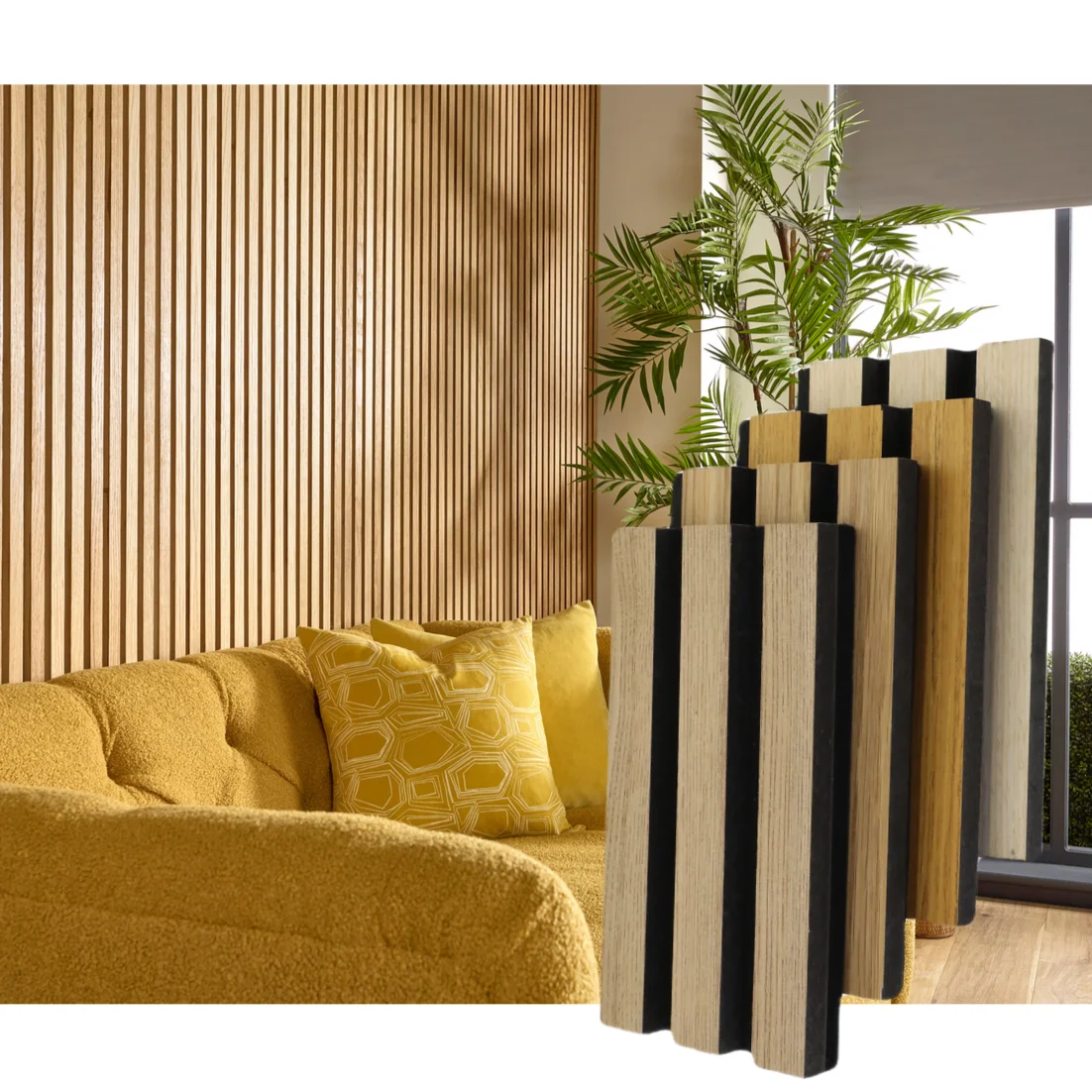 Pet Felt Acoust Diffusion Wall Soundproof Slat Wooden Proof Wall Acoustic Panel