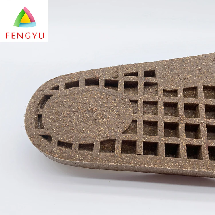 Unisex Wooden Arch Support Sweat Absorb Rubber Cork Material Outsole Leather Cork Sandal Mid Sole