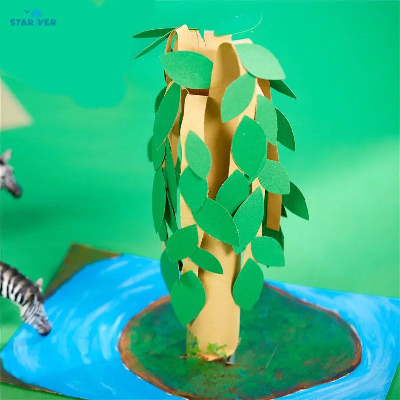 School Supplies DIY Activities Learning Toys Kids Gifts Paper Plate Crafts Kits Toys Arts and Crafts for Kids