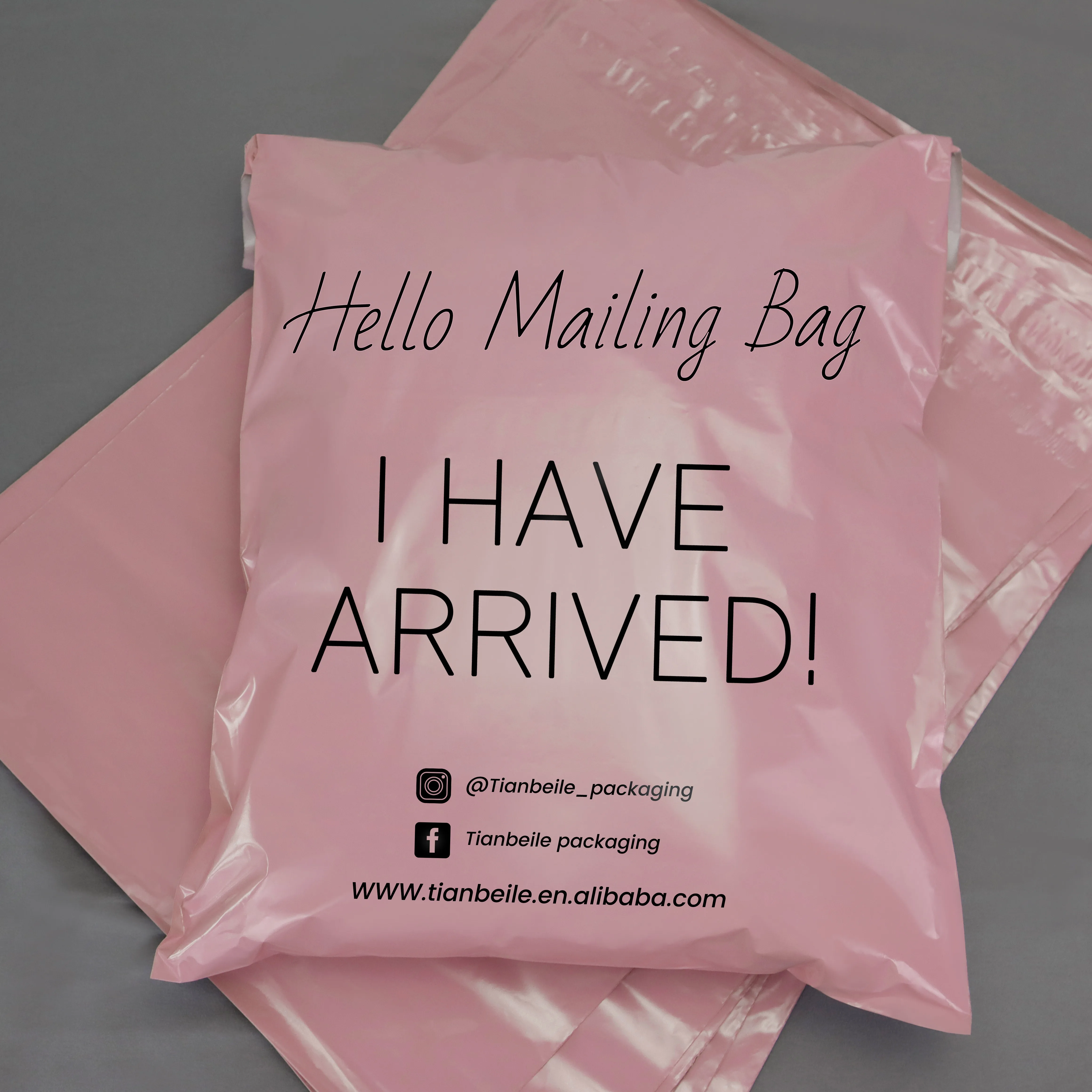 custom logo black eco friendly biodegradable plastic poly mailer courier shipping bag for clothing mail mailing bags