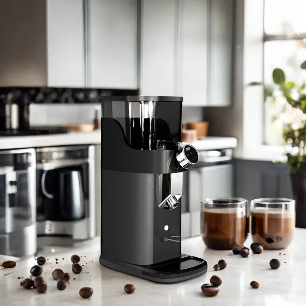 Home Office Use High Quality Electric Coffee Grinders Large Capacity Commercial Automatic Coffee Grinder Machine