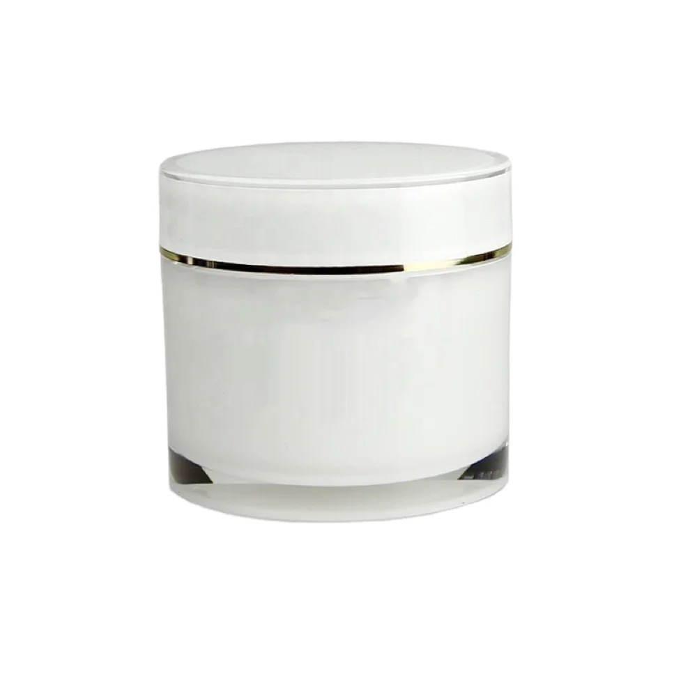 Emballage cosmetique Creme de soin pour la peau pot rond en plastique acrylique