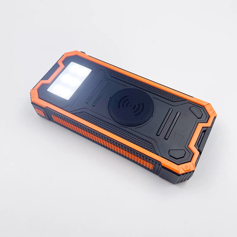 Outdoor Waterproof Solar Charger 25000mah Portable Solar Battery Charger For Phone Rechargeable Battery Solar Power Bank
