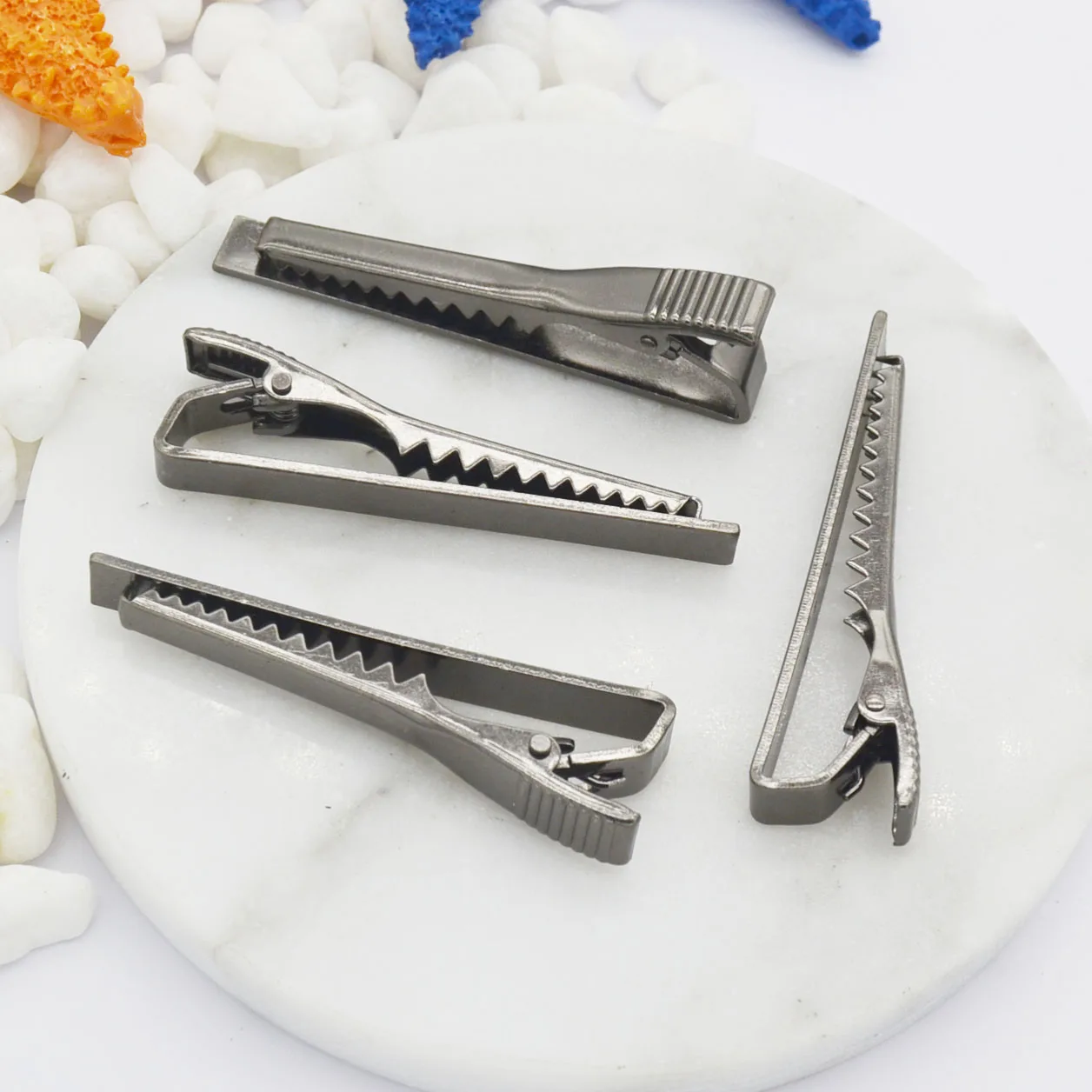 SLand Jewelry Manufacturer wholesale Matte brushed Silver/Gold/Rose gold/Black stainless steel tie bar tie clip for Men