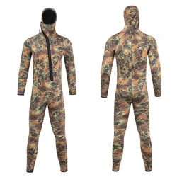 2023 Customizable Camouflage Dive Suit 5mm Spearfishing Wetsuit Durable Smooth Skin Full Body Camo Neoprene Wet Suit