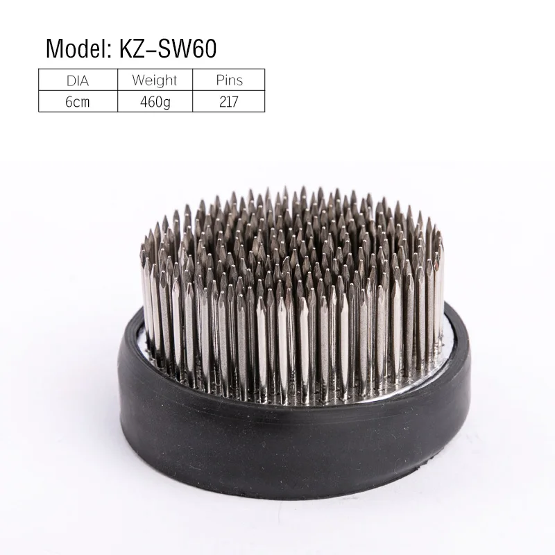 Kz-D50 Japanese Ikebana Kenzan Flower Frog Round 50mm Diameter Custom Logo Flower Frog Bonsai Starter Kit For Flower Lover