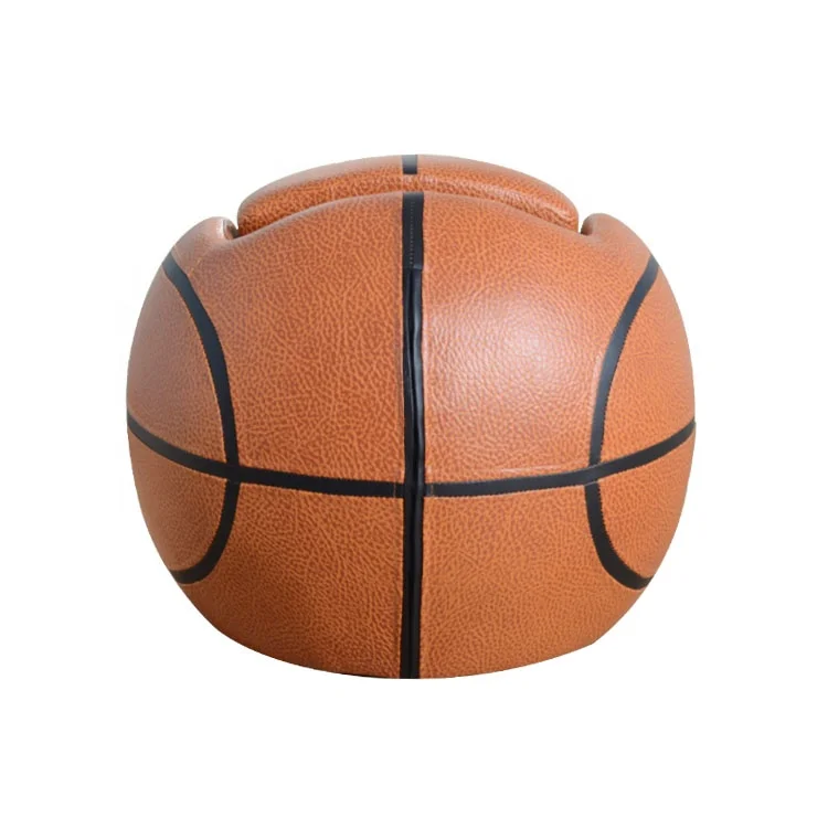 Лидер продаж, детская мебель в форме шара amazon, баскетбольное кресло с оттоманкой