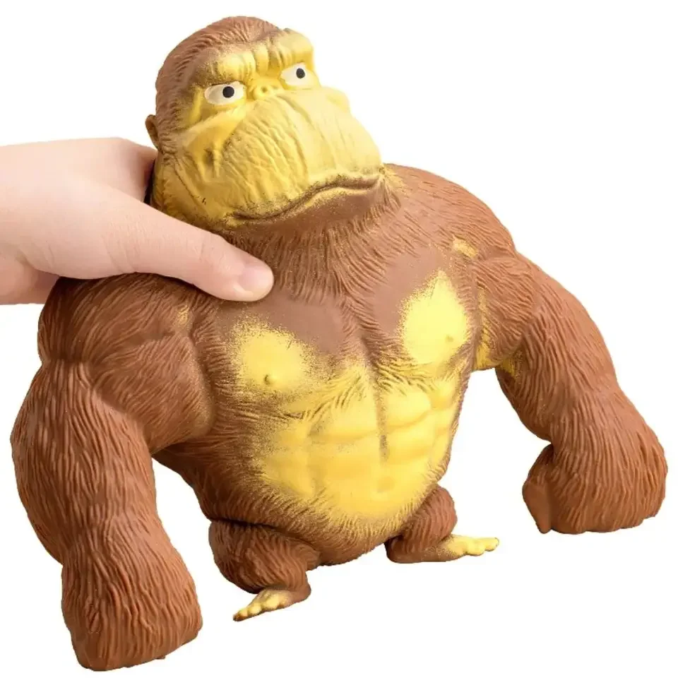 Сертифицированная мягкая эластичная Песочная фигурка горрила обезьяна