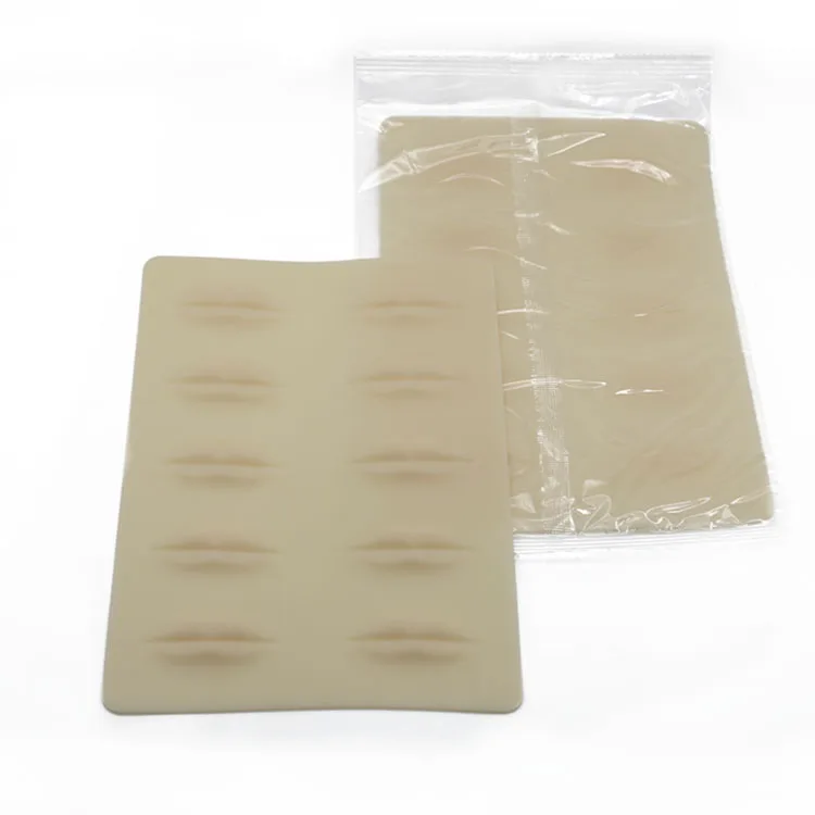 Silicone Microblading Permanent Makeup Skin Pad 3D Lip Practice Skin Tattoo Lip Skin