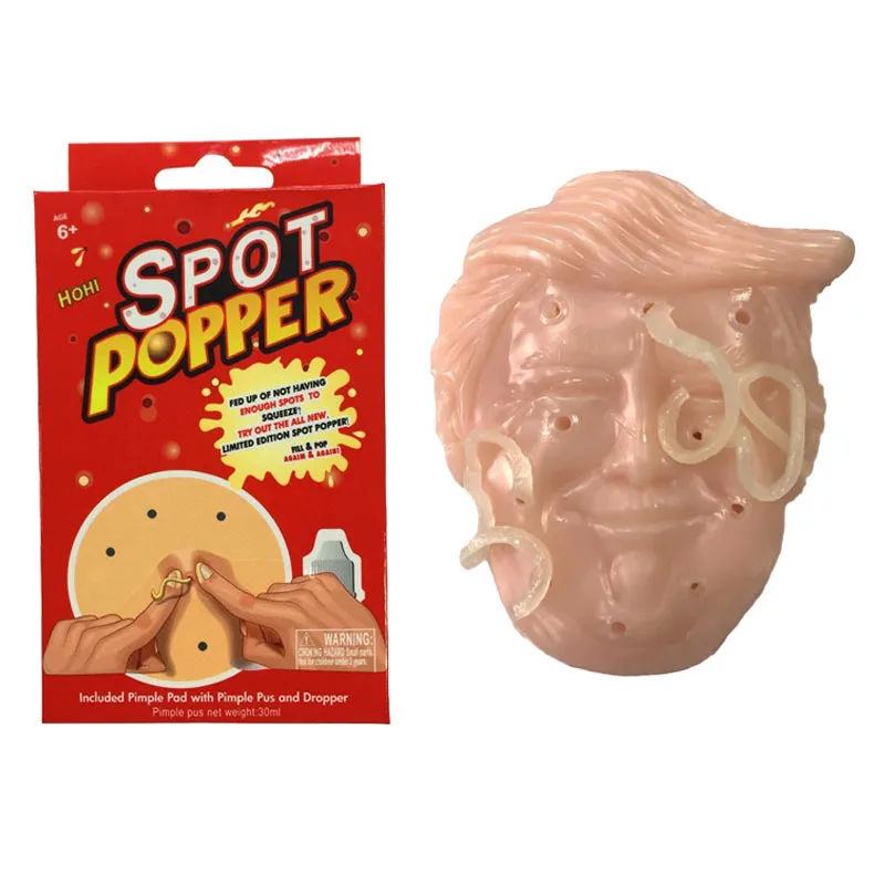 Tiktok Hot Selling Squeeze Acne Popping Pimple Popper Remover Toy Nose Prank Toys