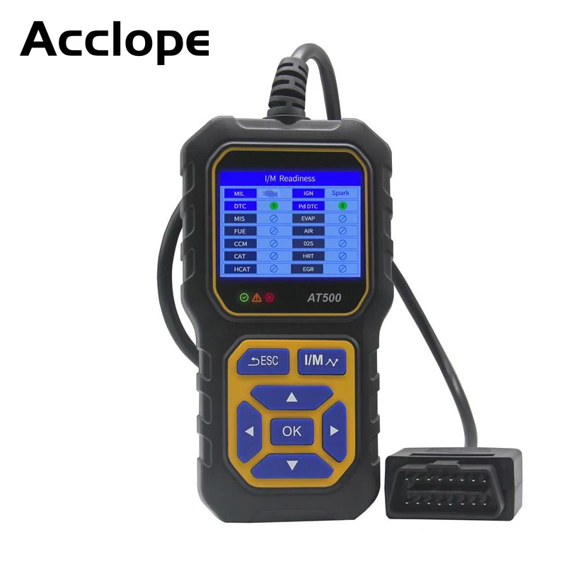 2023 Acclope Best Seller Automotive OBD2 Fault Code Reader Scanner Diagnostic Device Tool