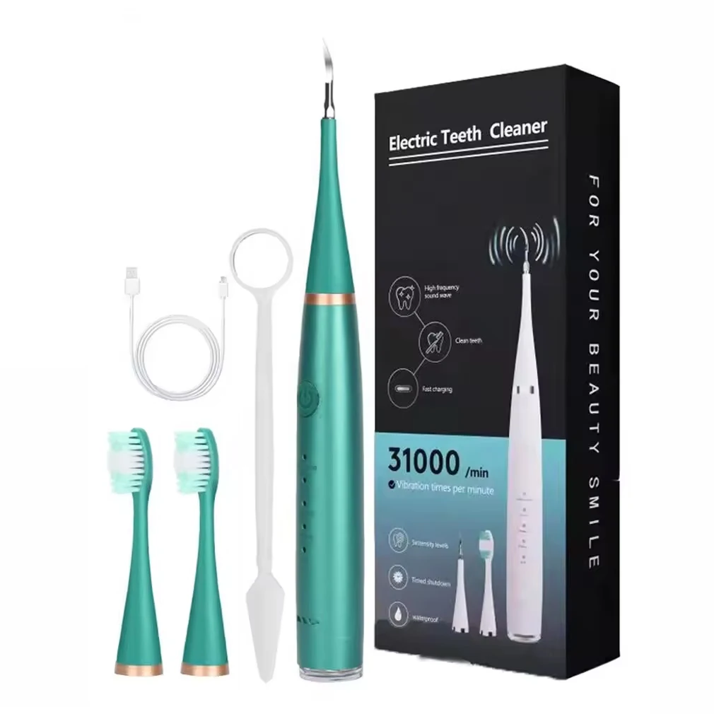 Ultrasonic Electric Toothbrush Rechargeable 3 In 1 Tartar Scaler Set Dental Calculus Remover Dental Equipment Home Use