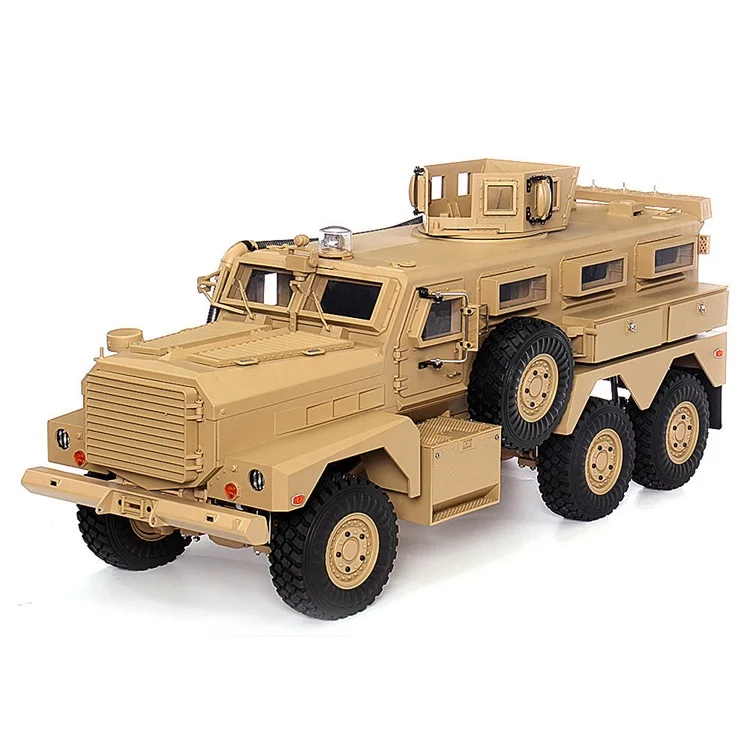 HengGuan TRASPED HG P602 Модернизированный 1/12 6x6 Explosion Truck U.S Military Cougar 2 4G 6WD 16CH электрический RC модель