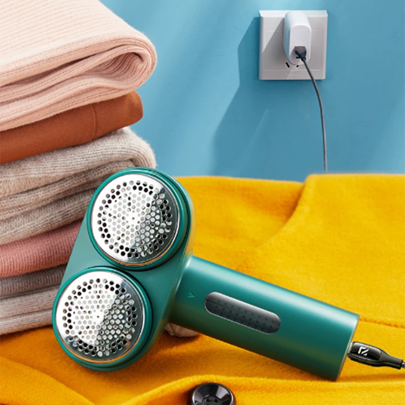 YUHUA Dual Core Strong Power 2000mAh Battery Operated Mini Portable Lint Remover