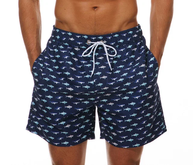 Оптовая продажа, быстросохнущие пляжные шорты, плавки, свободные пляжные мужские шорты для серфинга