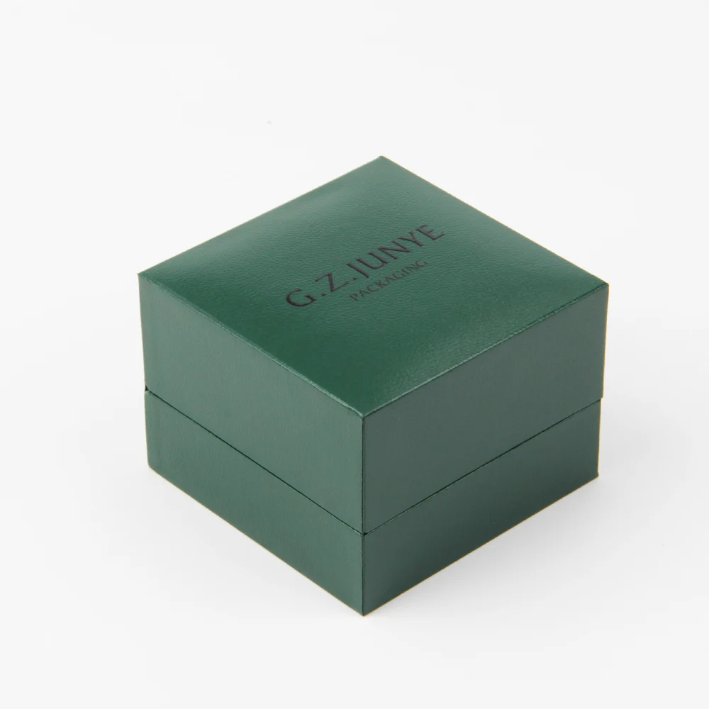 wholesale green Pu leather watch set men gift box custom luxury travel pu leather watch box