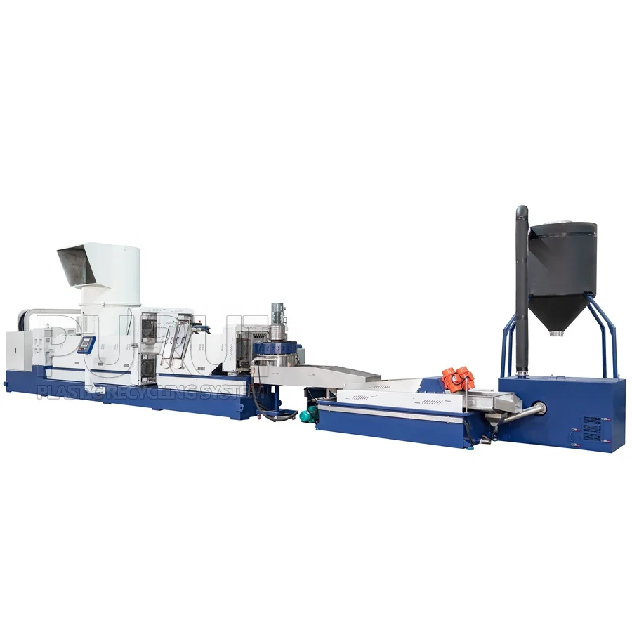 Plastic Recycling Pellet Granulator Machine for Polyethylene