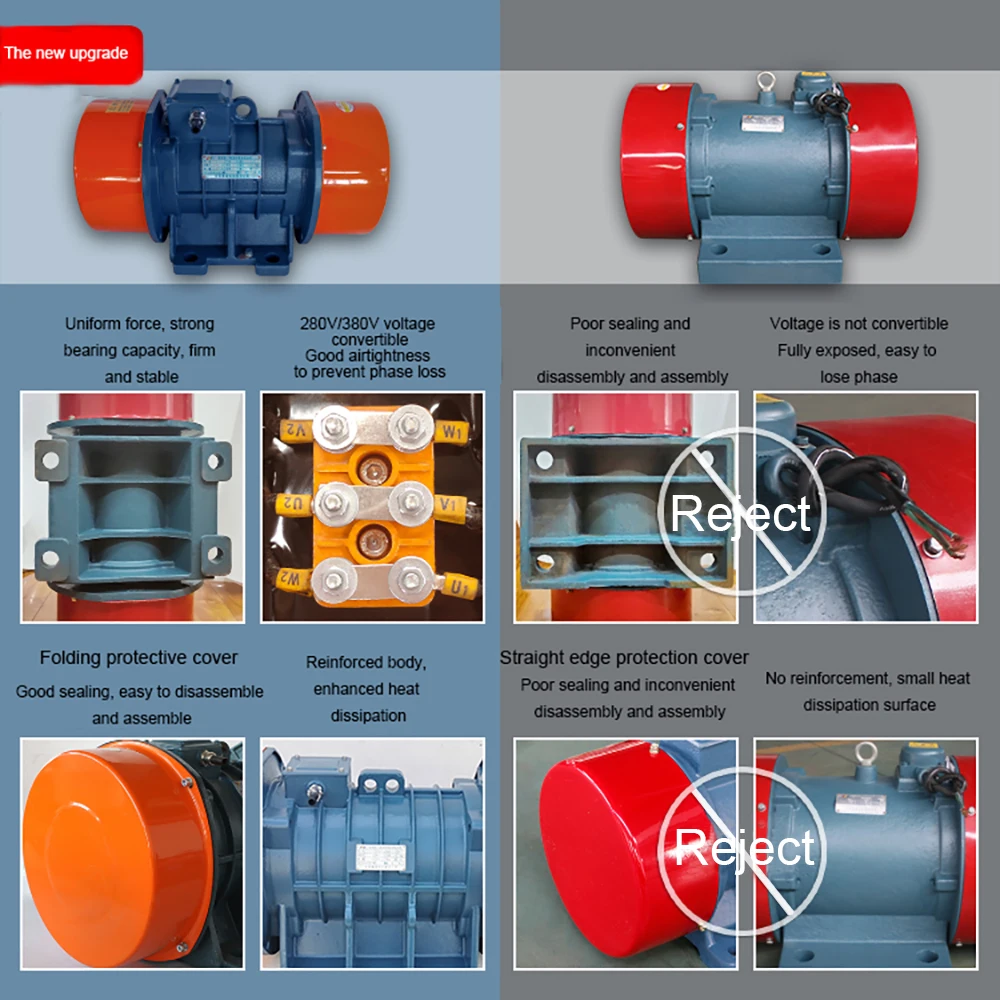 Yutong new YZS-1.5-2 electricity three phase alternating-current vibration motor