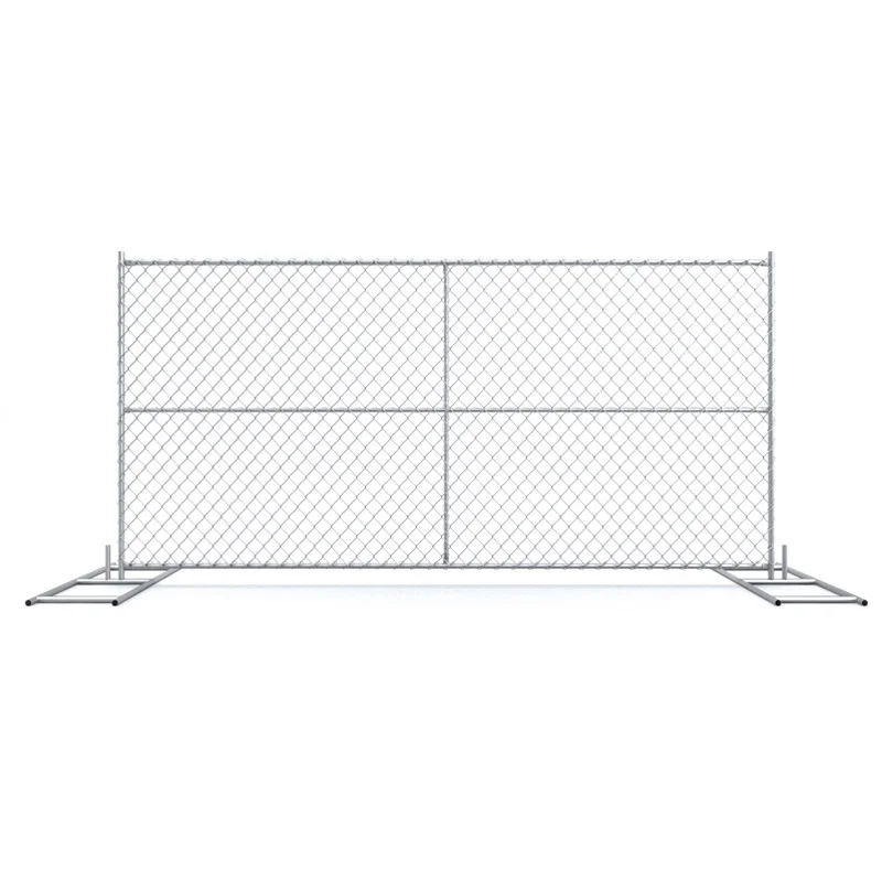 Haiao Galvanized Steel Wire Movable Temporary Security Fence With Gate Temporary Fence Chain Link Fence For Construction Site