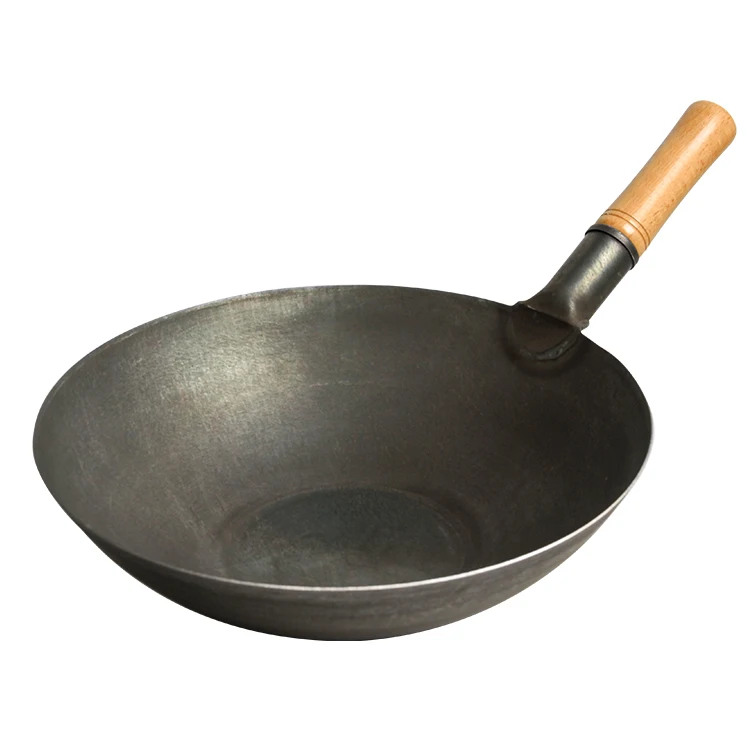 Hot Sale Chinese Black Carbon Steel Low Price Cooking Wok