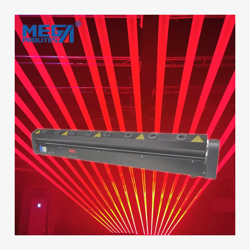 MEGA PRO LITES 8 Eyes Dj Laser Light Stage Red Laser Bar Beam Moving Head Lazer Lights for Night Club
