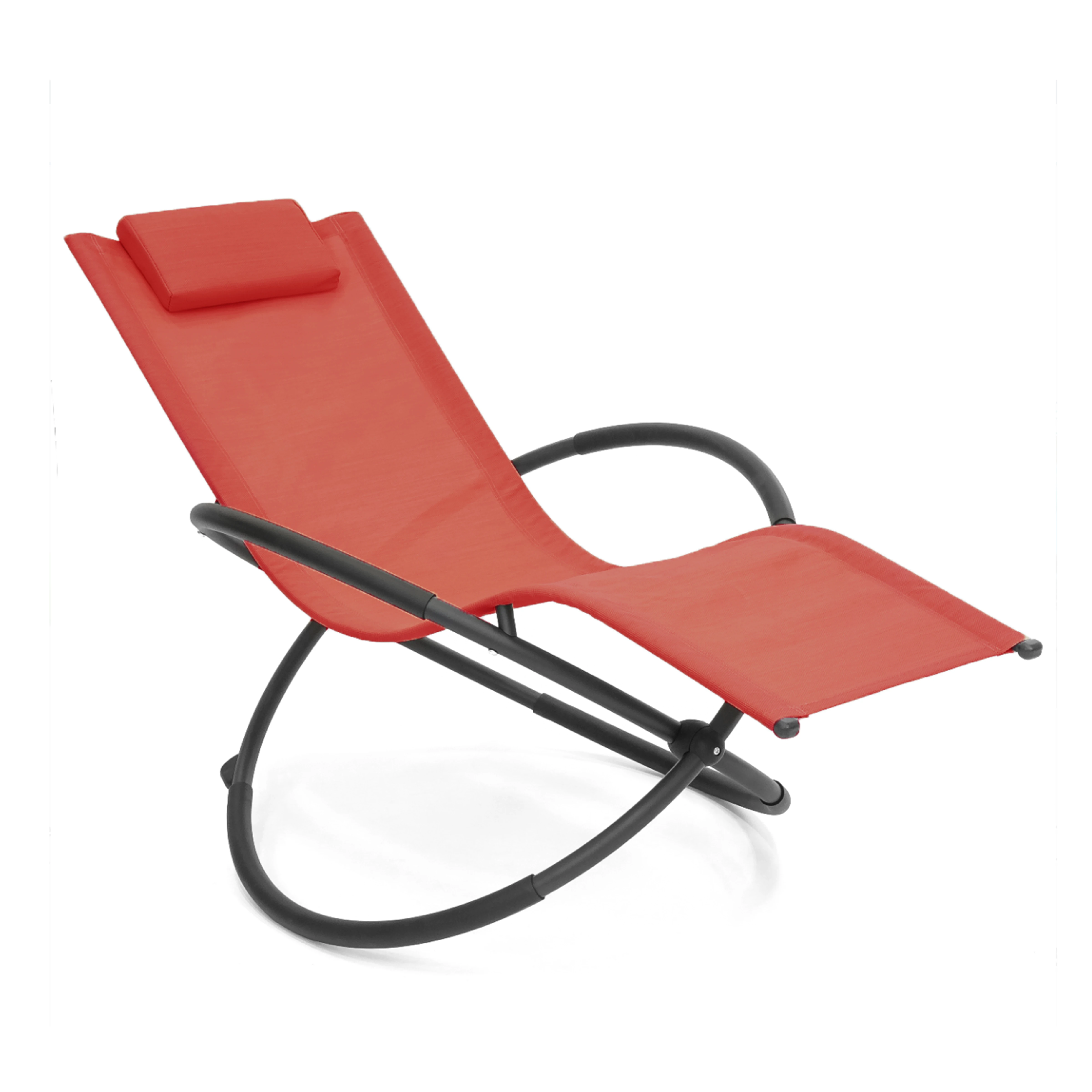 
2021 new hot selling outdoor aluminum orbital zero gravity foldable kids lounger beach chairs with pillow 