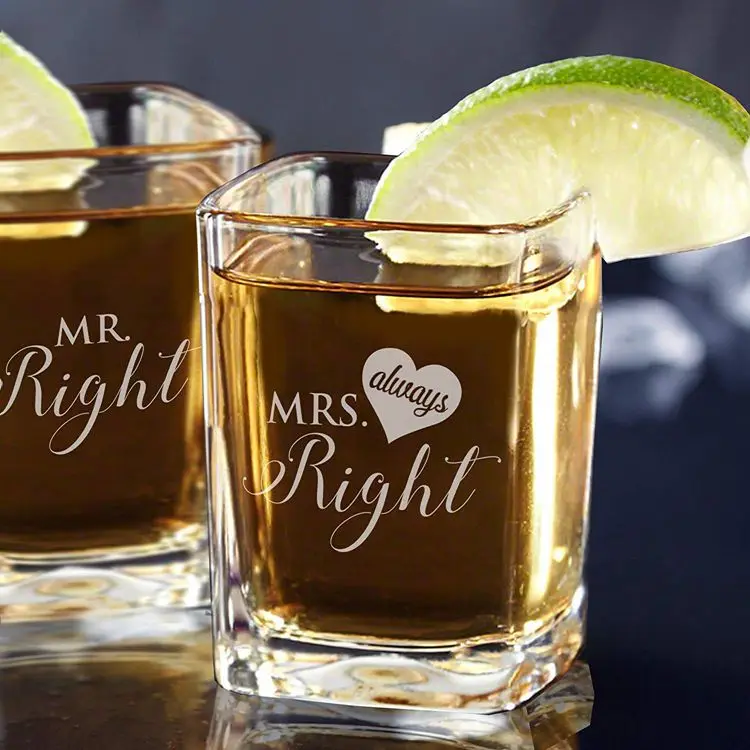mini wine glass short glasses whiskey cup custom square shot glasses