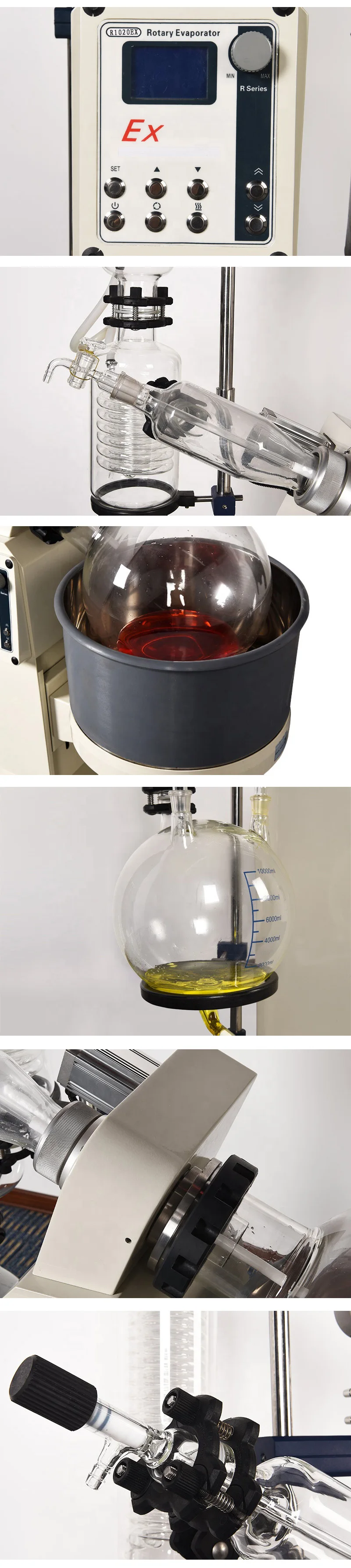 Woming New Type R-1020 Distillation Apparatus Explosion-proof Easy to Operate Rotary Evaporator