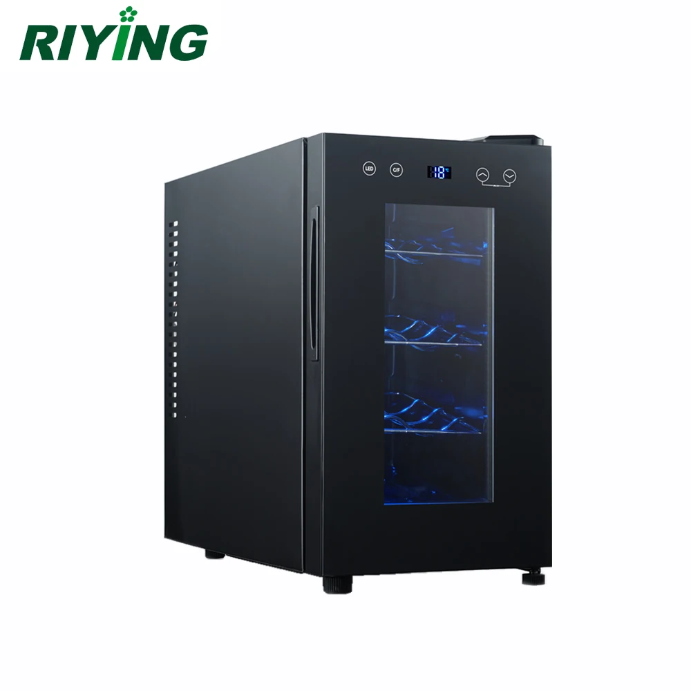 8 Bottles Mini Semiconductor Electric Refrigerator Wine Cooler