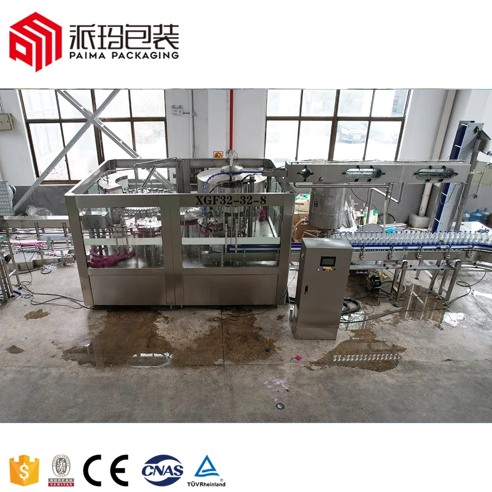 300ml 500ml 1000ml 1500ml Small PET Bottle Automatic Drinking Water Filling Machines Bottling Production Plant Line